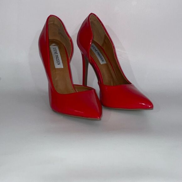 Steve Madden Daisies Red Women's Heels 6M - Picture 2 of 7
